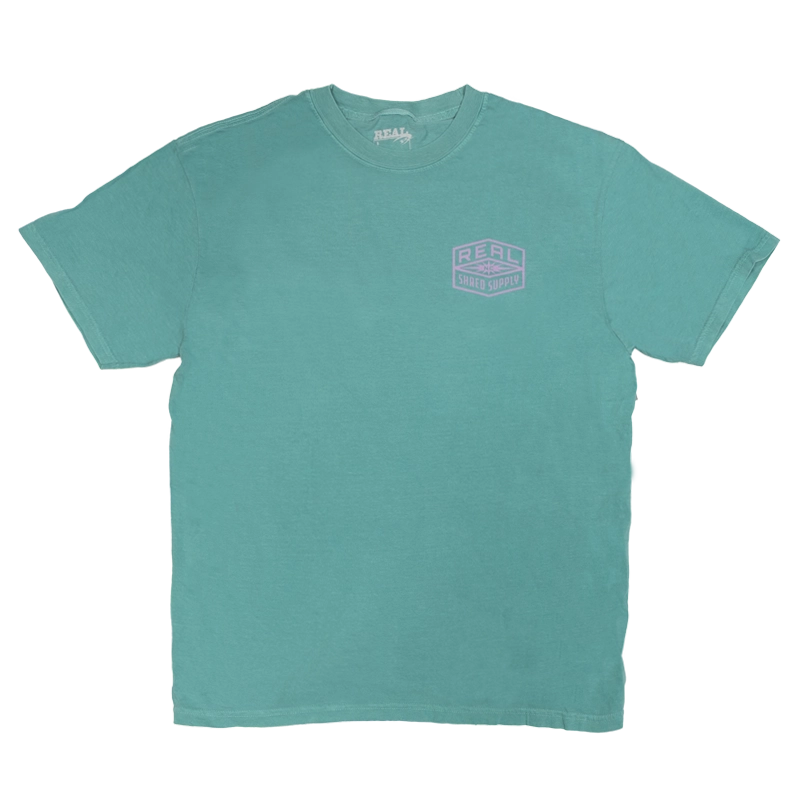 REAL Shred Supply Tee-Seafoam