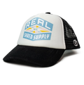 REAL Youth Shred Supply Hat-Black/White