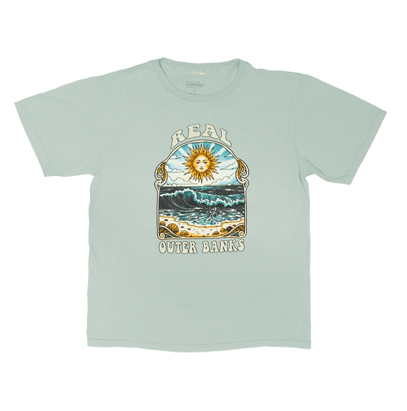 REAL Summerland Tee-Pale Jade