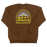 REAL Sun Ray Badge Crew Sweatshirt-Army Brown
