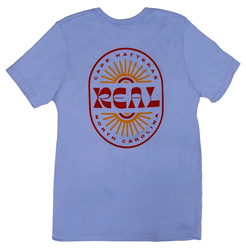 REAL Sun Ray Tee-Baby Blue