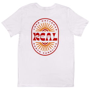REAL Sun Ray Tee-White