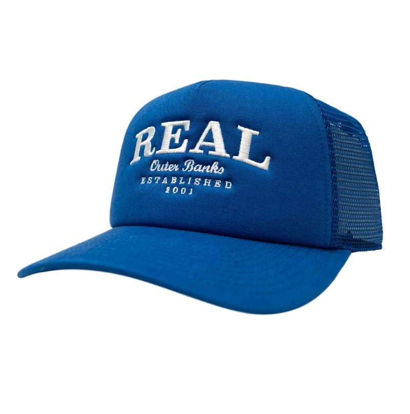 REAL Surf Trucker Hat-Royal