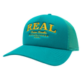 REAL Surf Trucker Hat-Teal
