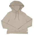 REAL Emily Hooded L/S Shirt-Heather Brown