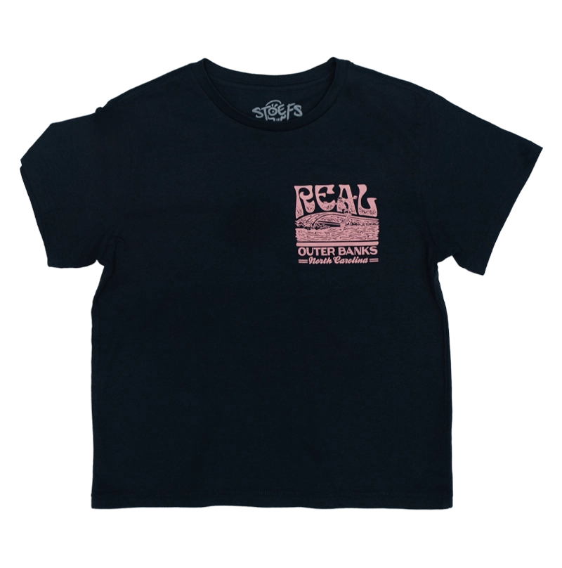 REAL Trouble In Paradise Tee-Harbor Blue