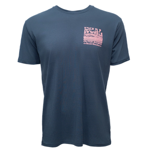 REAL Trouble In Paradise Tee-Petrol Blue— Alternate View