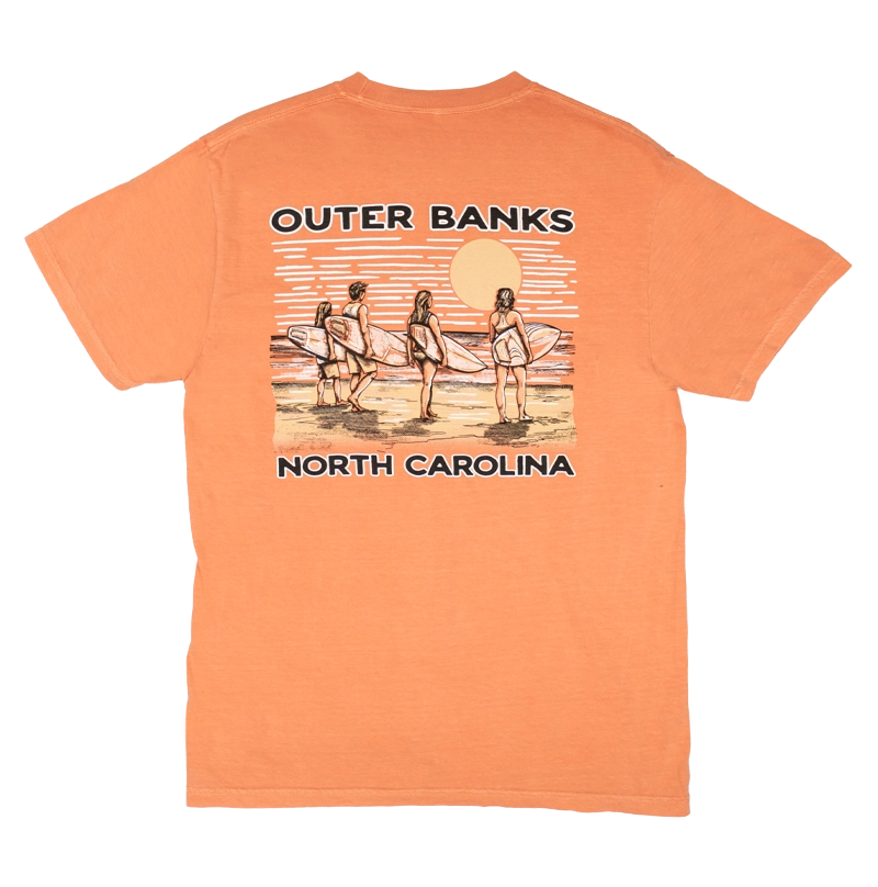REAL Vintage Coastal Tee-Terracotta