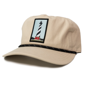 REAL Vintage Lighthouse Patch Hat-Stone