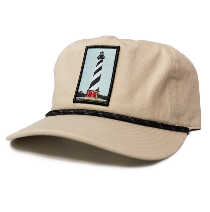 REAL Vintage Lighthouse Patch Hat-Stone