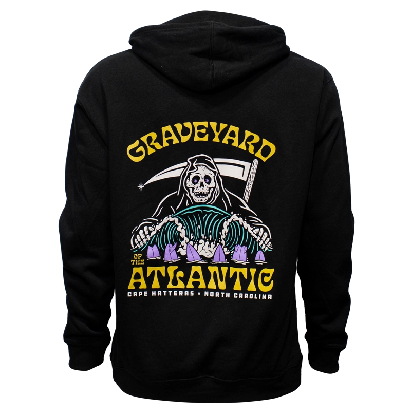 REAL Wave Reaper Sweatshirt-Black