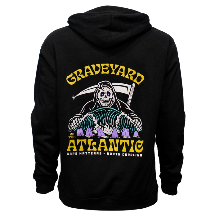 REAL Wave Reaper Sweatshirt-Black