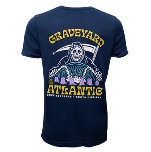 REAL Wave Reaper Tee-Navy