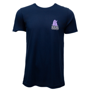 REAL Wave Reaper Tee-Navy— Alternate View