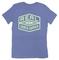 REAL Wmn's Shred Supply Tee-Lavender Blue