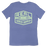 REAL Wmn's Shred Supply Tee-Lavender Blue