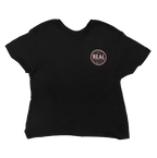 REAL Wmn's Outer Banks Map Boyfriend Tee-Vintage Black/Twilight