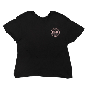 REAL Wmn's Outer Banks Map Boyfriend Tee-Vintage Black/Twilight— Alternate View