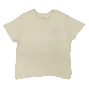REAL Wmn's Outer Banks Map Boyfriend Tee-Bone/Twilight— Alternate View