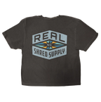 REAL Wmn's Shred Supply Multi Crop Tee-Pepper