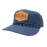 REAL Work Badge Leather Patch Hat-Insignia Blue Waxed