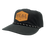REAL Work Badge Leather Patch Hat-Jet Black Waxed Canvas