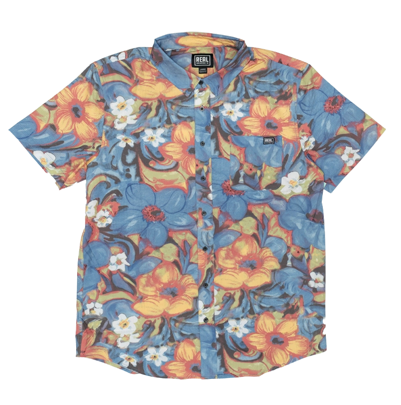 REAL Wyden Sea S/S Shirt-Blue