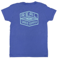 REAL Youth Shred Supply Tee-Columbia Blue