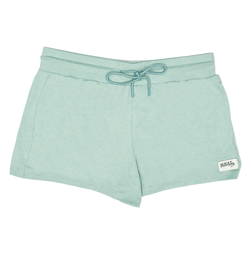 REAL Ziggy Shorts-Heather Seafoam