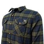 REAL Glen Ivy Flannel L/S Shirt-Navy