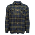 REAL Glen Ivy Flannel L/S Shirt-Navy