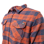 REAL Costello Flannel L/S Shirt-Navy