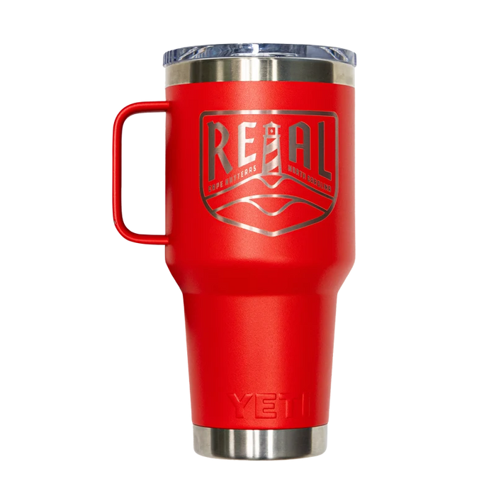 REAL x YETI Rambler 30 oz Travel Mug-Rescue Red