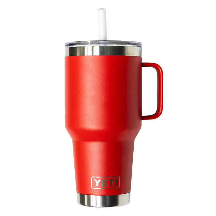 REAL x YETI Rambler 35 oz Straw Mug-Rescue Red