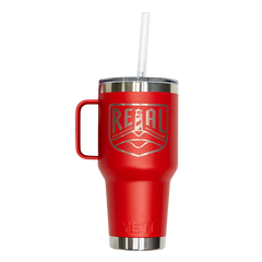 REAL x YETI Rambler 35 oz Straw Mug-Rescue Red