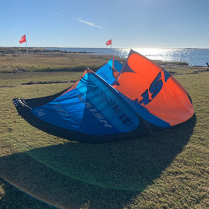 USED Naish S25 Pivot Kite-14m-Deep Blue/Blue/Orange