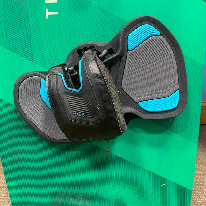 USED 2022 North Trace Kiteboard-145cm w/Straps-Marine Grn