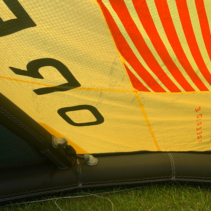 USED 2024 North Orbit Kite-8m-Sunset Yellow