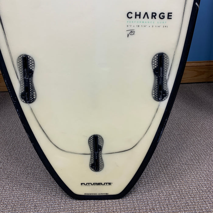 USED 2023 North Charge Kitesurf Board-5'7"-White