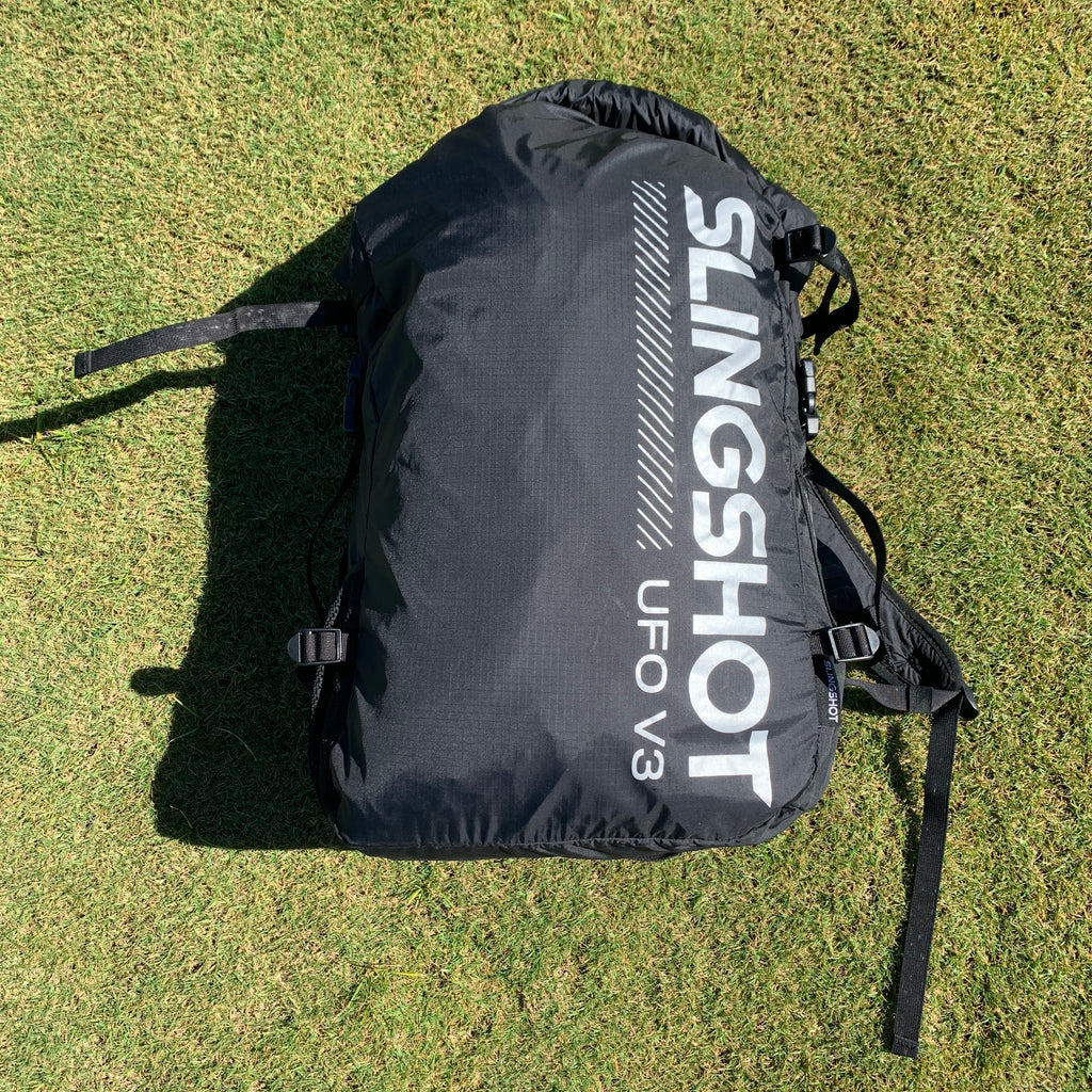USED Slingshot UFO V3 Kite-10m-Black/Orange