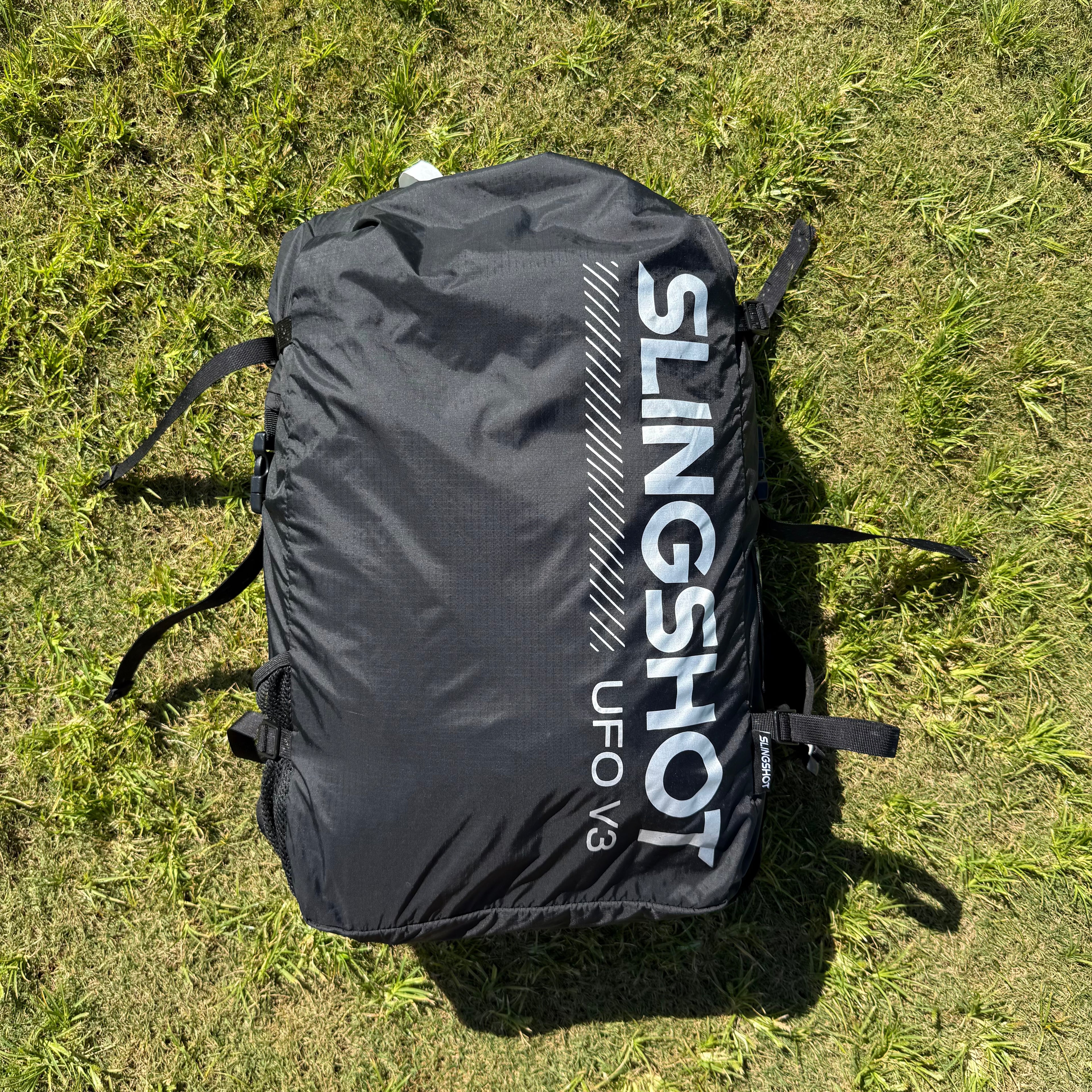 USED Slingshot UFO V3 Kite-9m-Black/Orange