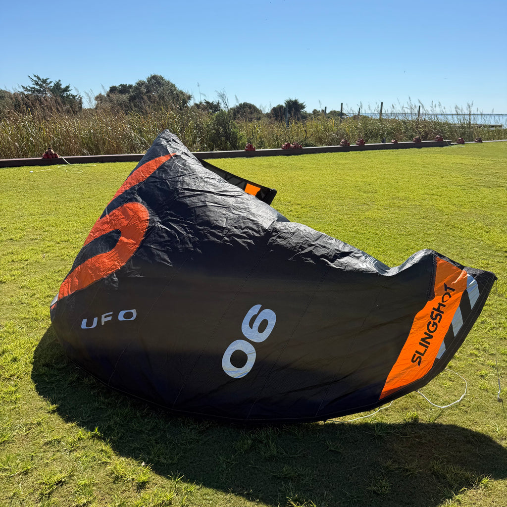 USED Slingshot UFO V3 Kite-6m-Black/Orange