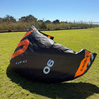 USED Slingshot UFO V3 Kite-6m-Black/Orange
