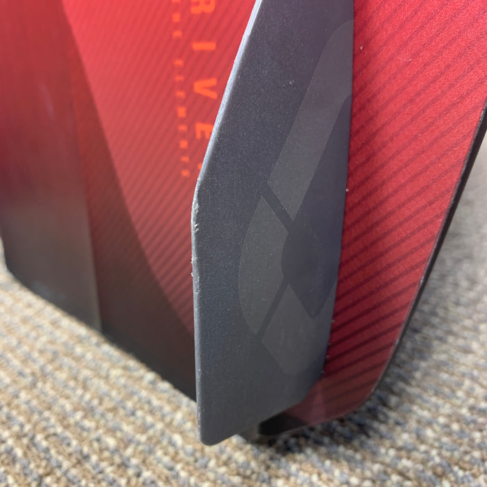 USED Ozone Code V4 Kiteboard-Red-135cm w/Straps