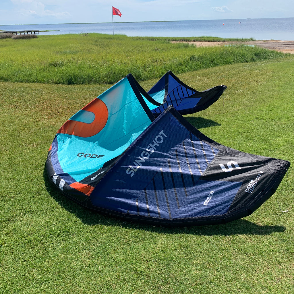 USED Slingshot Code V2 Kite-Blue-8m