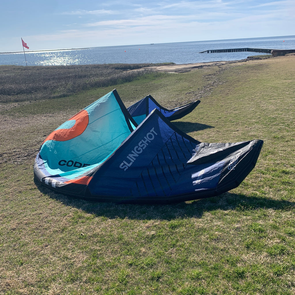 USED Slingshot Code V2 Kite-Blue-12m