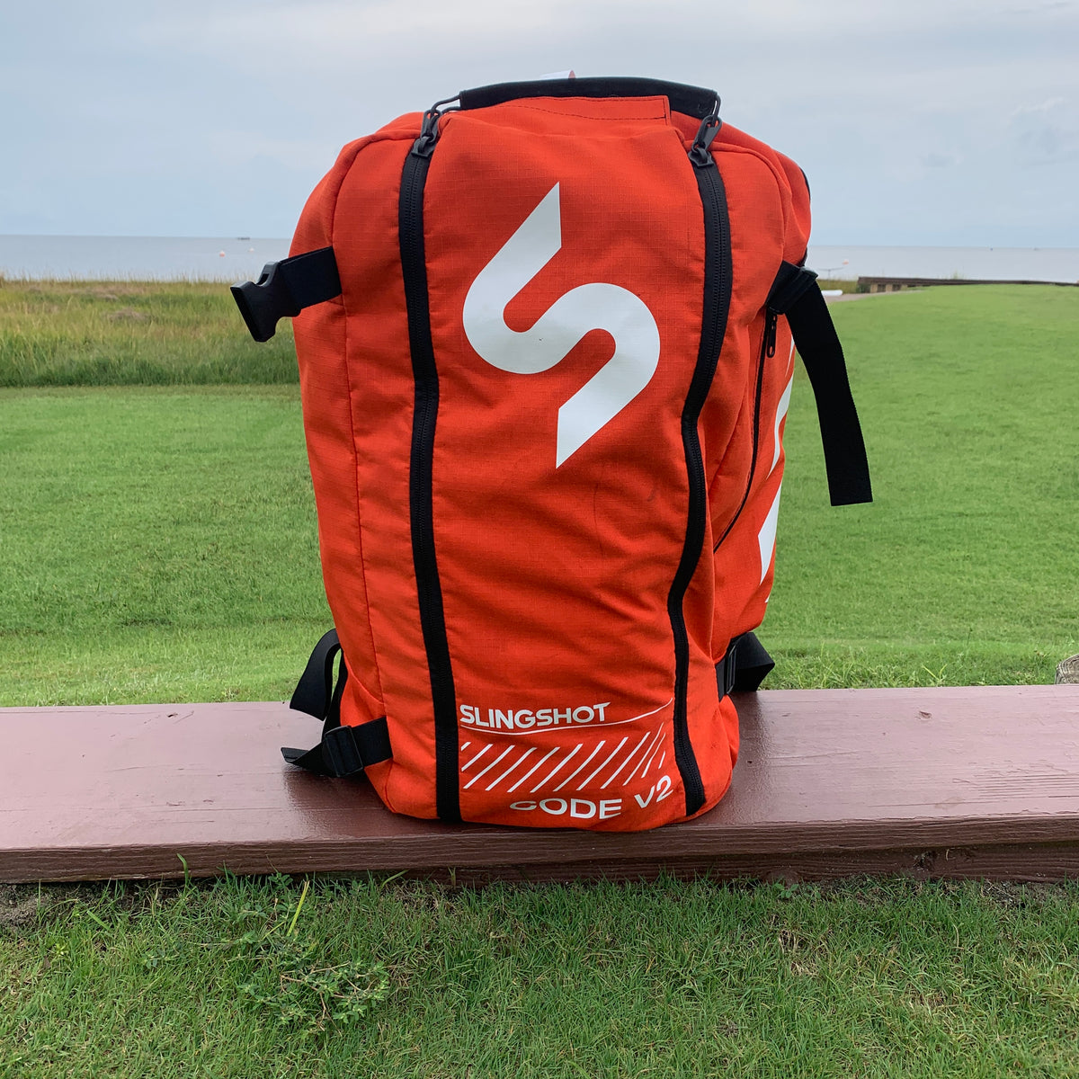 USED Slingshot Code V2 Kite-Blue-17m
