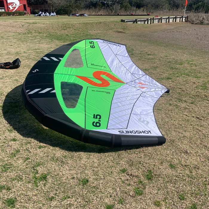 USED Slingshot SlingWing V5 Wing-Green-6.5m