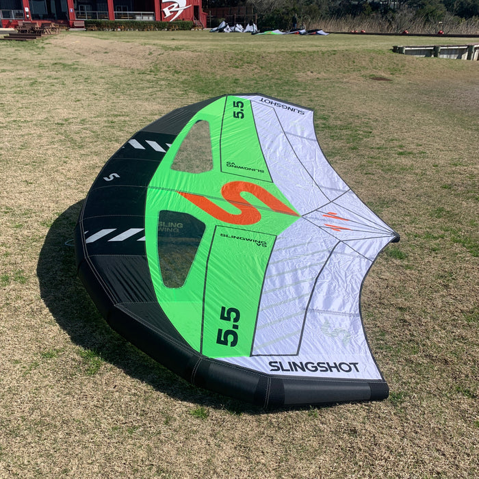 USED Slingshot SlingWing V5 Wing-Green-5.5m