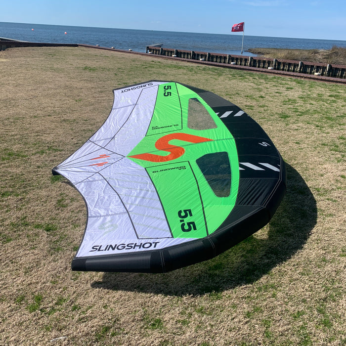 USED Slingshot SlingWing V5 Wing-Green-5.5m